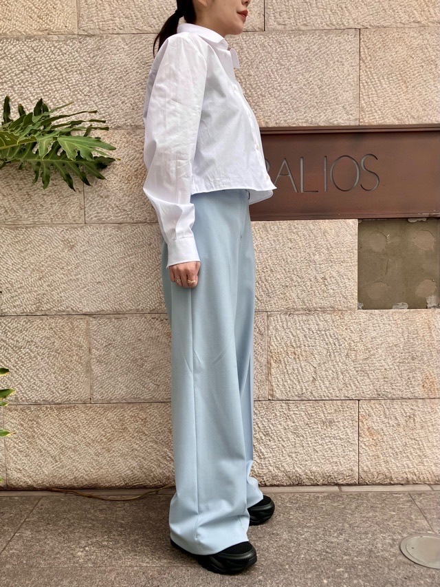 N°21　ヌメロヴェントゥーノ  ワイド パンツ  25I-B042-3047    BLUE (6619)