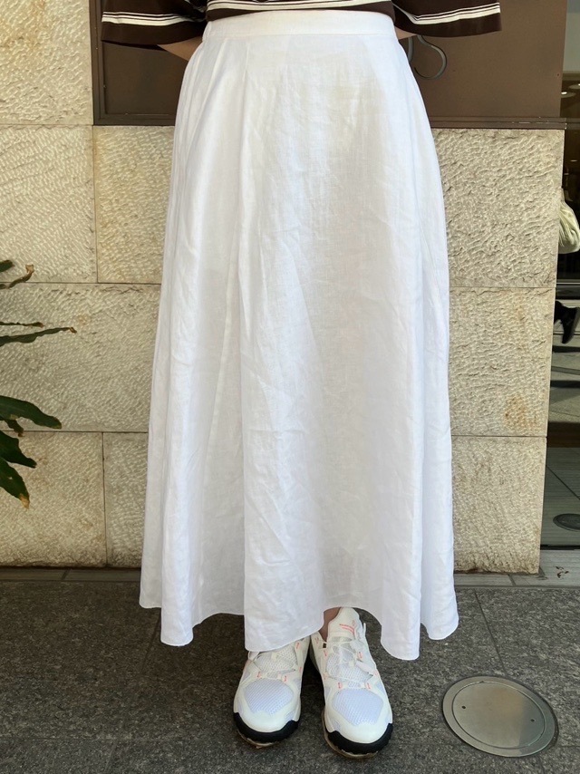 BEATINGHEART　ビタミンカラー　麻　ロングスカート　WHITE/YELLOW/GREEN　BS220K1　ビーティングハート