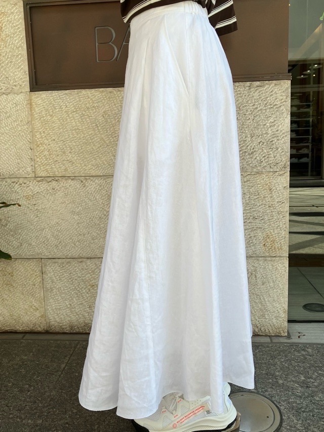 BEATINGHEART　ビタミンカラー　麻　ロングスカート　WHITE/YELLOW/GREEN　BS220K1　ビーティングハート