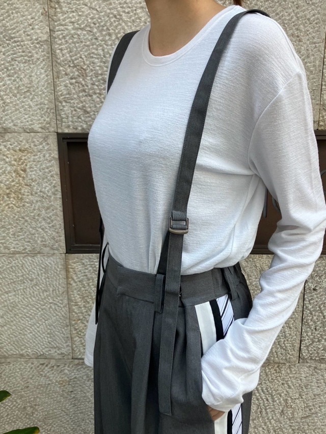 MARECHAL TERRE マルシャルテル サスペンダー ライン パンツ