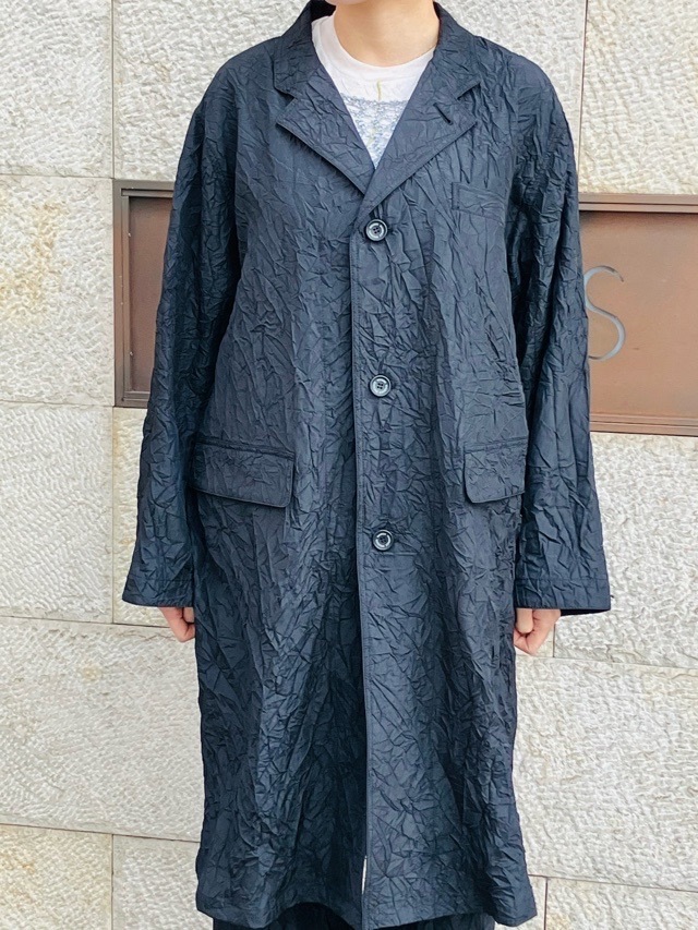 MAISON MAVERICK PRESENTS　しわ加工 チェスターコート  BEIGE / BLACK   MM5090  メゾン マヴェリック プレゼンツ
