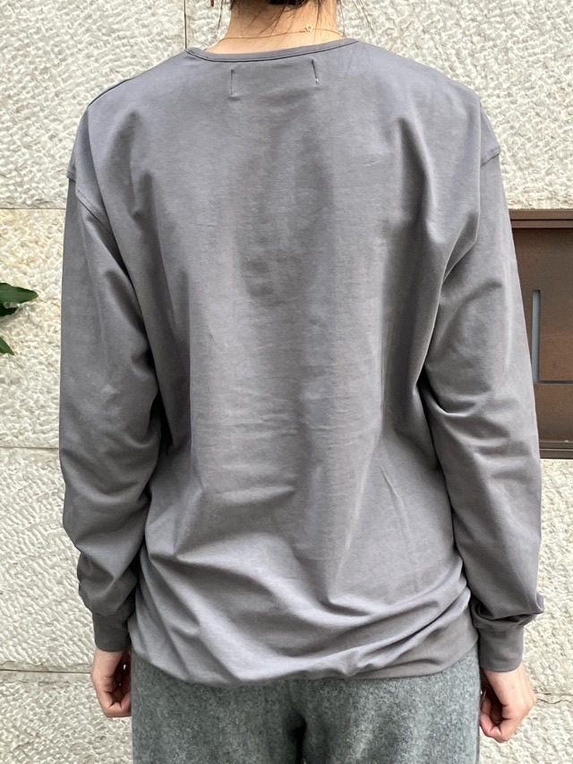 BEATINGHEART BT206L2 ロゴ ロングスリーブ Tシャツ WHITE (N0) / GRAY (N2) ビーティングハート