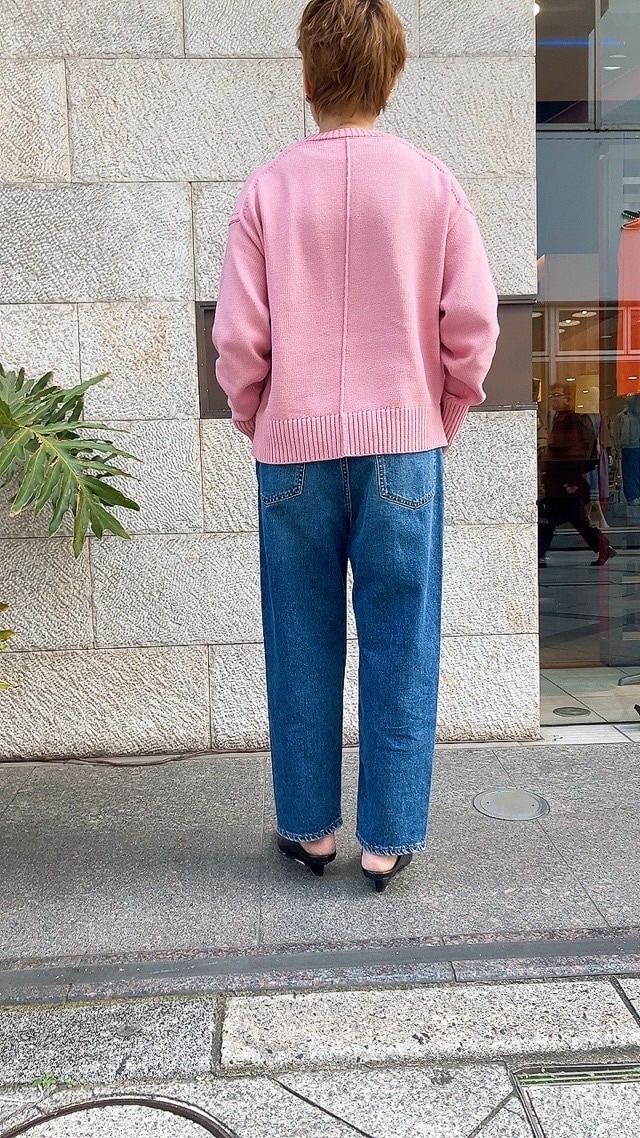 woadblue ウォ-ドブルー WB26108 SALUU STRAIGHT ANKLE サルエルアンクルデニムパンツ MID BLUE ミッドブルー