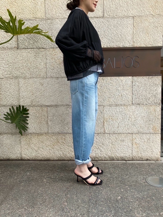 MAISON MAVERICK PRESENTS シアー重ね衿ライン入りブルゾン WHITE/NAVY/BLACK MM5097 メゾン マヴェリック プレゼンツ