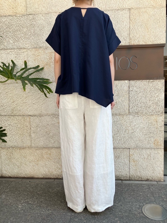BEATINGHEART　ウエストゴム ヒモ付き ワイド パンツ   OFFWHITE (N0)/ BEIGE (M1B)  BP220L1  ビーティングハート