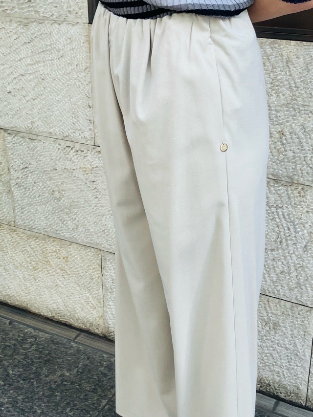 MARECHAL　TERRE　ZMT251PT037　マルシャルテル　定番ワイドパンツ　BLACK / GRAY / LIGHT BEIGE / KHAKI