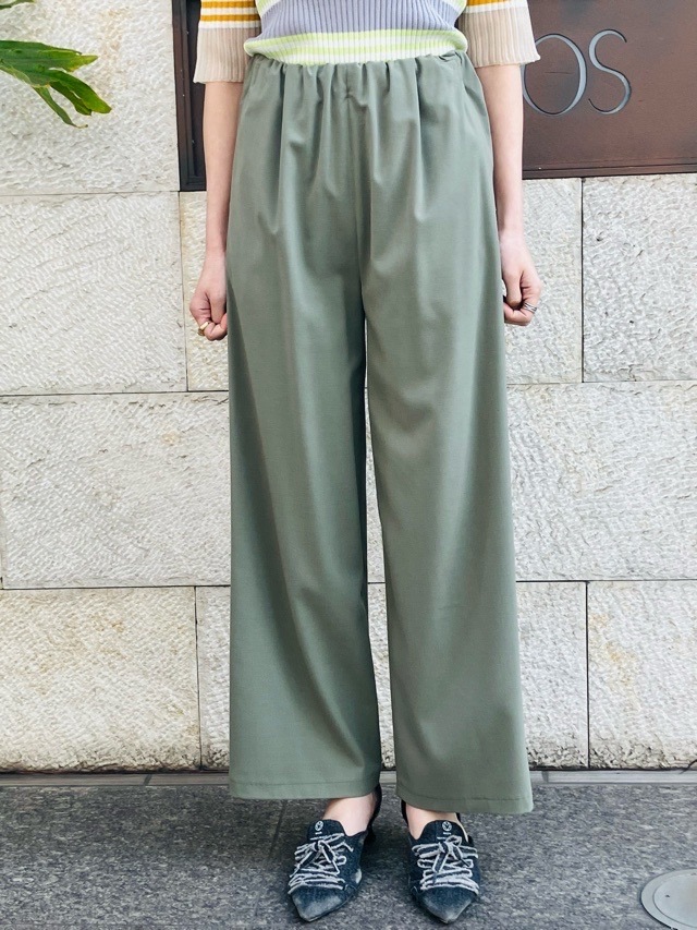 MARECHAL　TERRE　ZMT251PT037　マルシャルテル　定番ワイドパンツ　BLACK / GRAY / LIGHT BEIGE / KHAKI