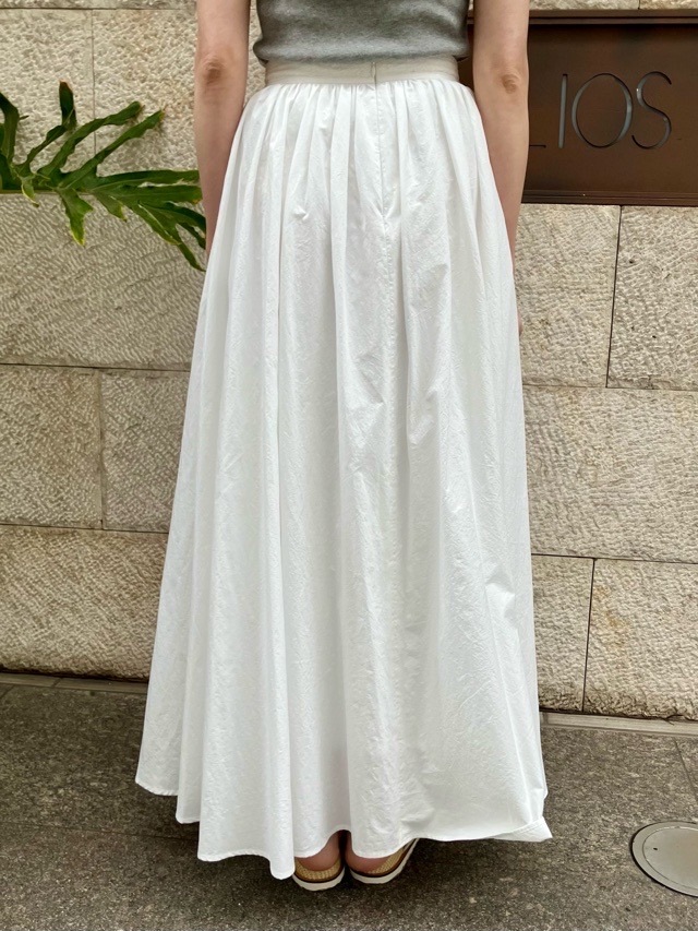 MAISON MAVERICK PRESENTS   ウエスト レース ボリュームスカート  WHITE / BLACK　MM5123　メゾン マヴェリックプレゼンツ