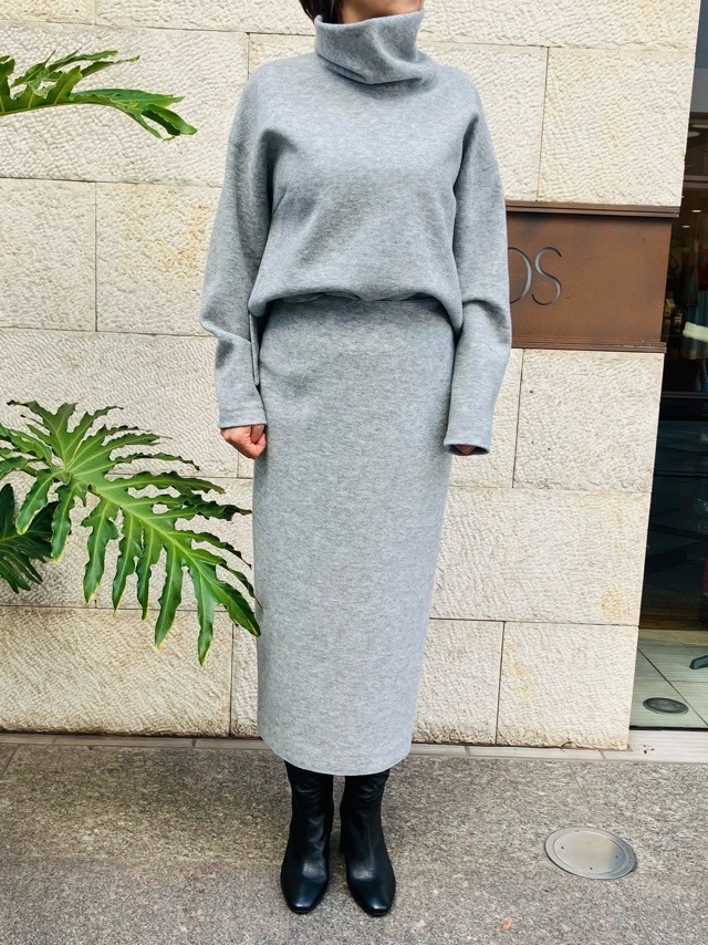 BEATINGHEART　ビーティングハート　圧縮ウールジャージプルオーバー　LIGHT GRAY/LIGHT BLUE　BB220K2