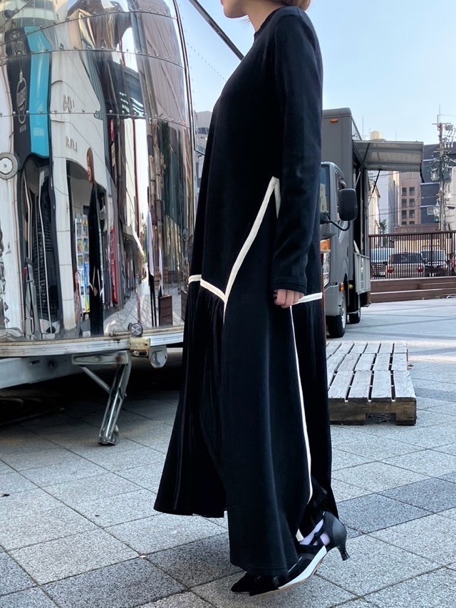 MAISON MAVERICK PRESENTS カットソーワンピース MAISON MAVERICK PRESENTS カレッジニットワンピース MM5085