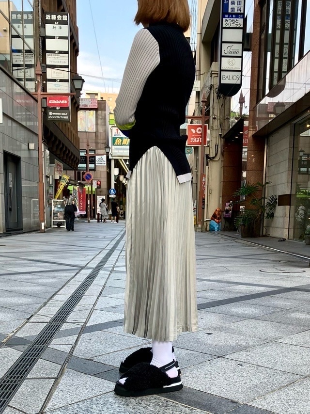 【ここのえタグ】MARTIN MARGIELA④マルジェラサテンプリーツスカート ここのえタグ】MARTIN MARGIELA④マルジェラサテンプリーツスカート
