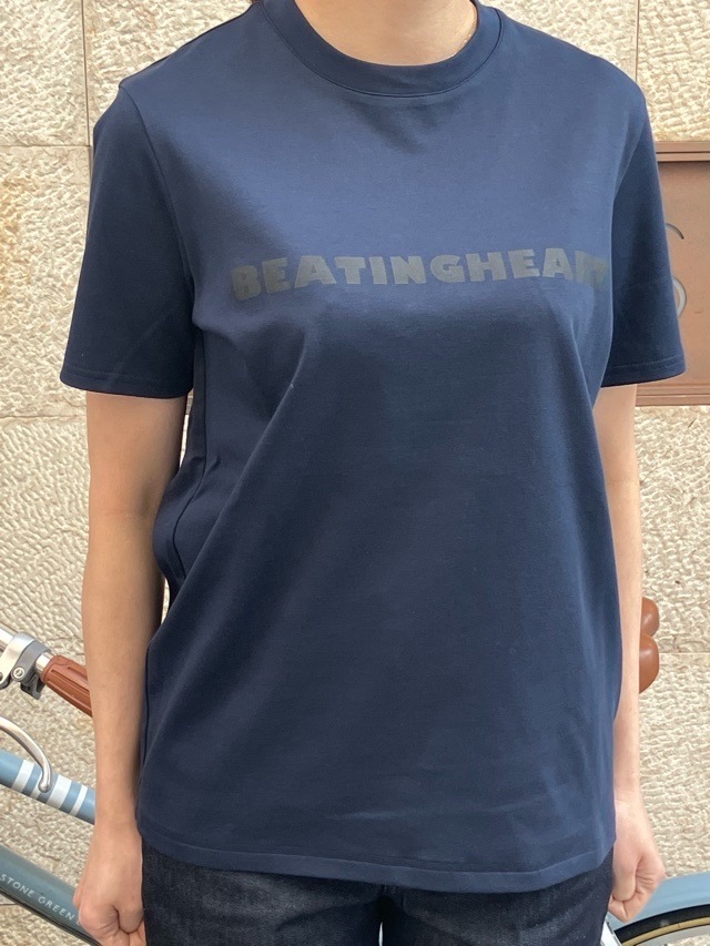 BEATINGHEART　半袖ロゴTシャツ   BT009M1  NAVY (B8) / KHAKI(K5) / WHITE (N0)   ビーティングハート