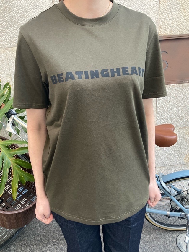 BEATINGHEART　半袖ロゴTシャツ   BT009M1  NAVY (B8) / KHAKI(K5) / WHITE (N0)   ビーティングハート