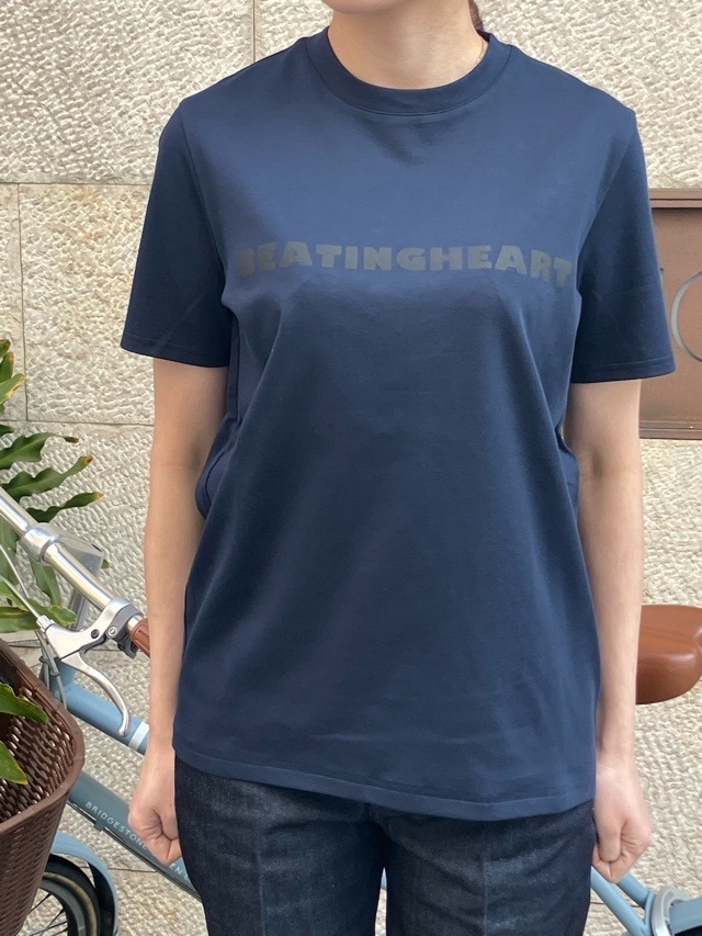 BEATINGHEART　半袖ロゴTシャツ   BT009M1  NAVY (B8) / KHAKI(K5) / WHITE (N0)   ビーティングハート