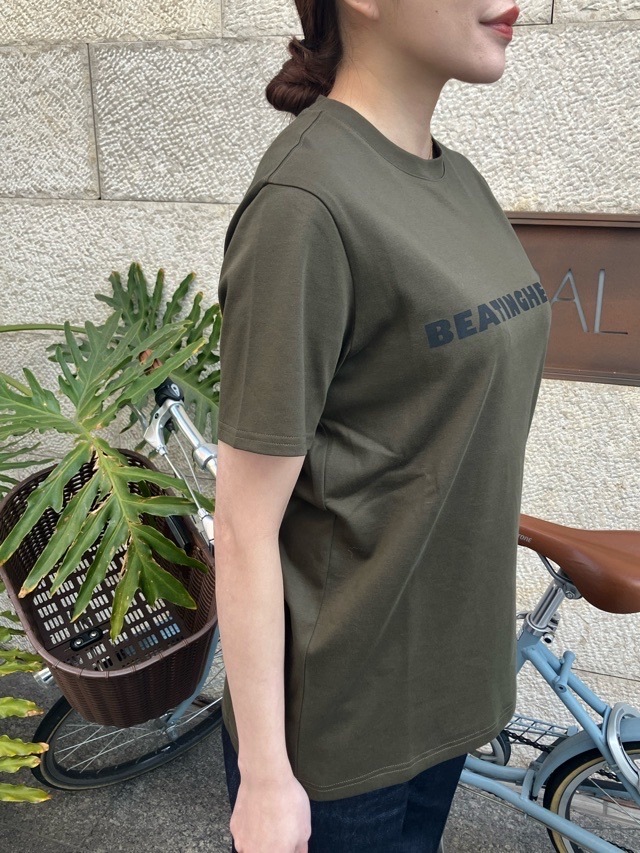 BEATINGHEART　半袖ロゴTシャツ   BT009M1  NAVY (B8) / KHAKI(K5) / WHITE (N0)   ビーティングハート