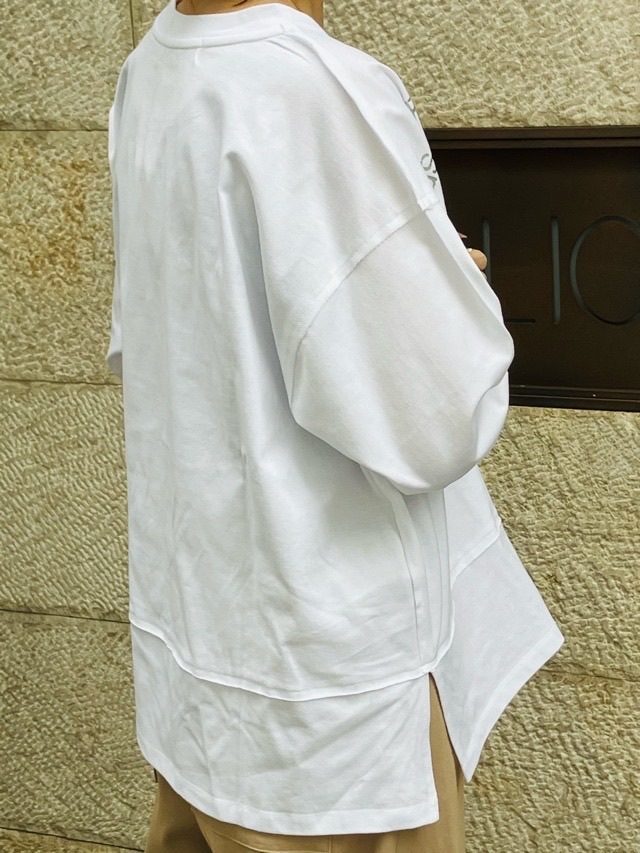 MAISON MAVERICK PRESENTS　シルバー ロゴ Ｔシャツ　WHITE / BLACK  MM5109 メゾン マヴェリック プレゼンツ