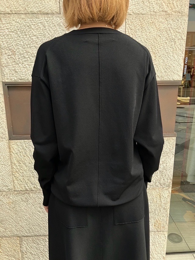 BEATING HEART ビーティングハート 　クルーネック サイドスリット プルオーバー　CRM/BK BK004K2