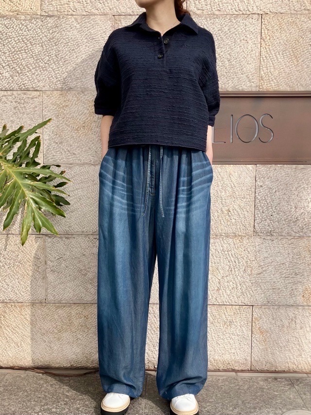 N°21　ヌメロヴェントゥーノ 26S-G081-0248  ネップツイードスッキパ－  NAVY / OFF WHITE   