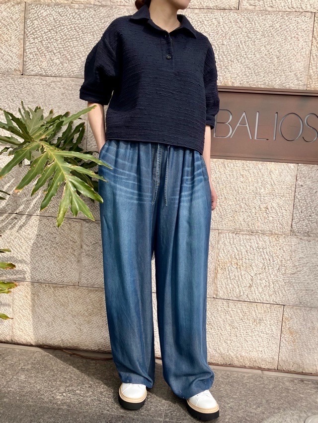 N°21　ヌメロヴェントゥーノ 26S-G081-0248  ネップツイードスッキパ－  NAVY / OFF WHITE   