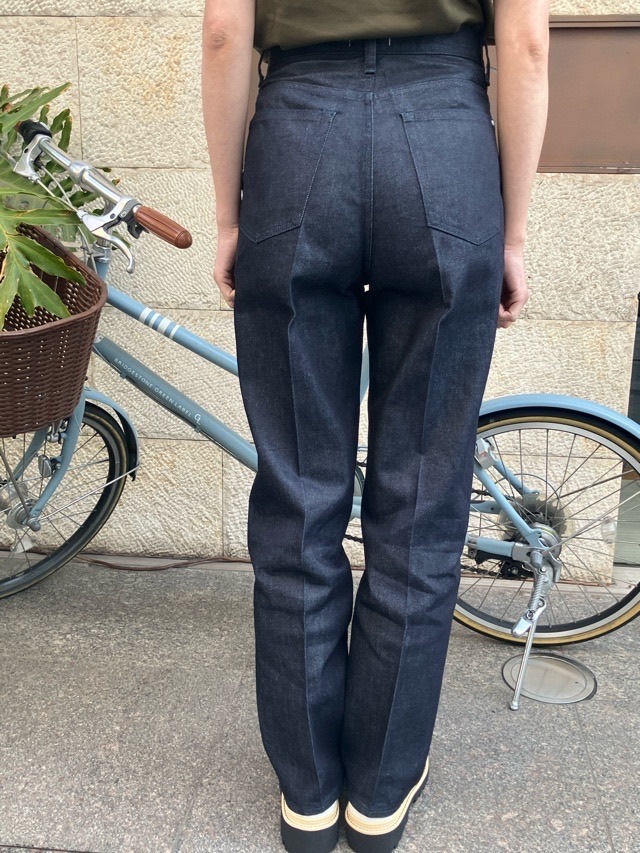 Woadblue ウォ-ドブルー WB26112 HIGH RISE STRAIGHT ハイウエストストレ-トジーンズ BLUE