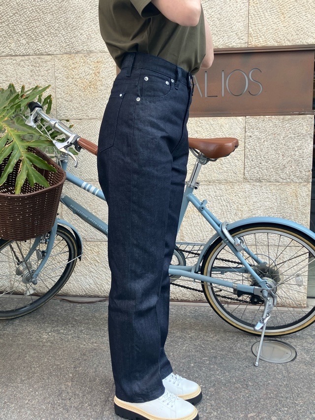 Woadblue ウォ-ドブルー WB26112 HIGH RISE STRAIGHT ハイウエストストレ-トジーンズ BLUE