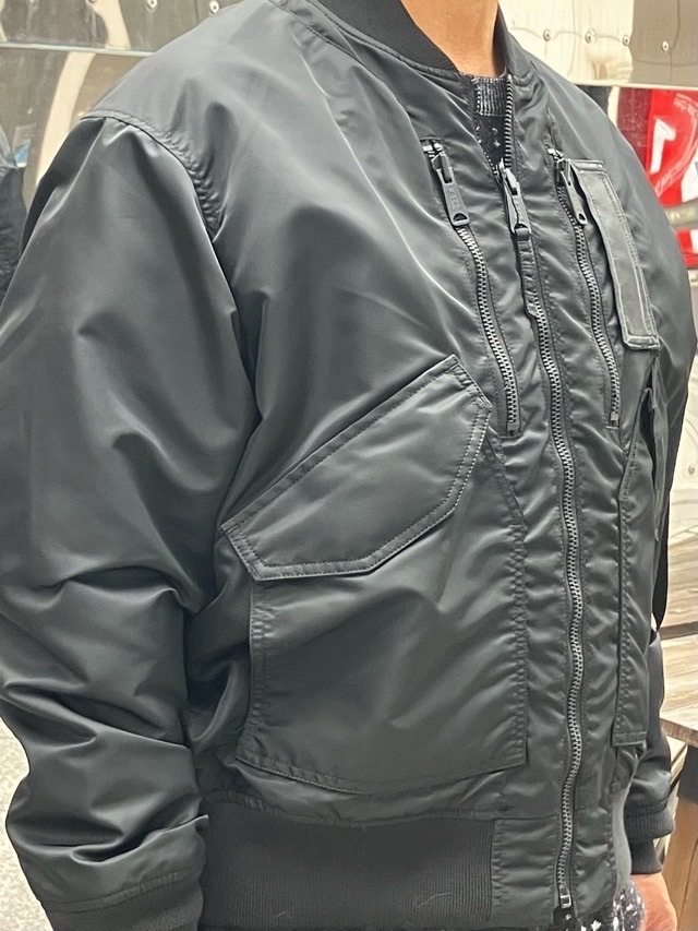 WhiteMountaineering　WM2573201　ALPHA INDUSTRIES コラボジャケット 　BLACK　　ホワイトマウンテニアリング