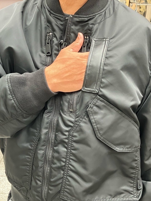 WhiteMountaineering　WM2573201　ALPHA INDUSTRIES コラボジャケット 　BLACK　　ホワイトマウンテニアリング