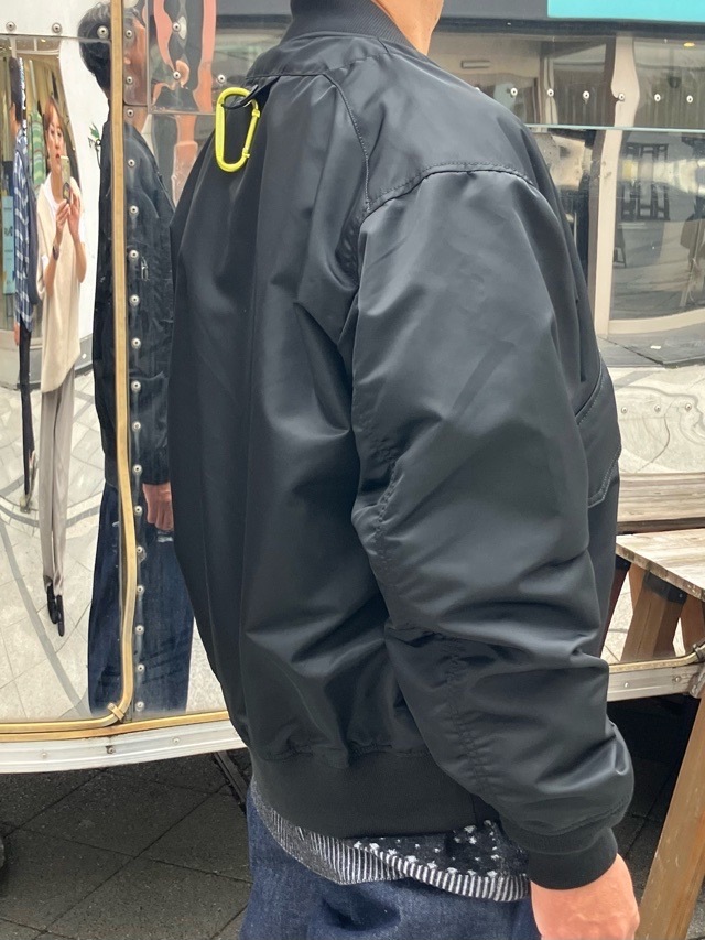 WhiteMountaineering　WM2573201　ALPHA INDUSTRIES コラボジャケット 　BLACK　　ホワイトマウンテニアリング