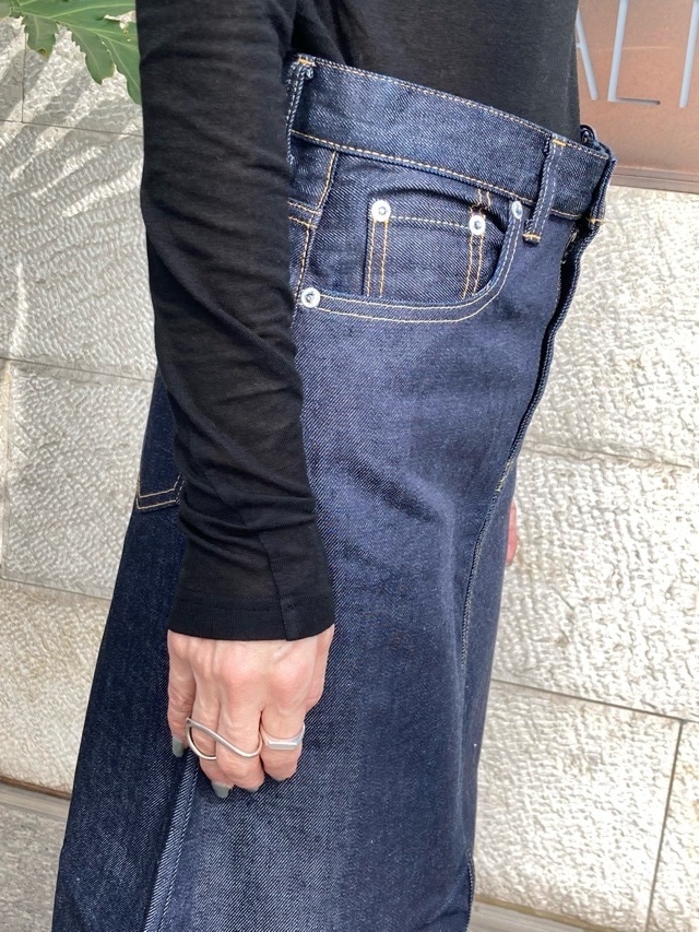 ビーティングハート ブライトオレンジハイウエストスカート スカート 