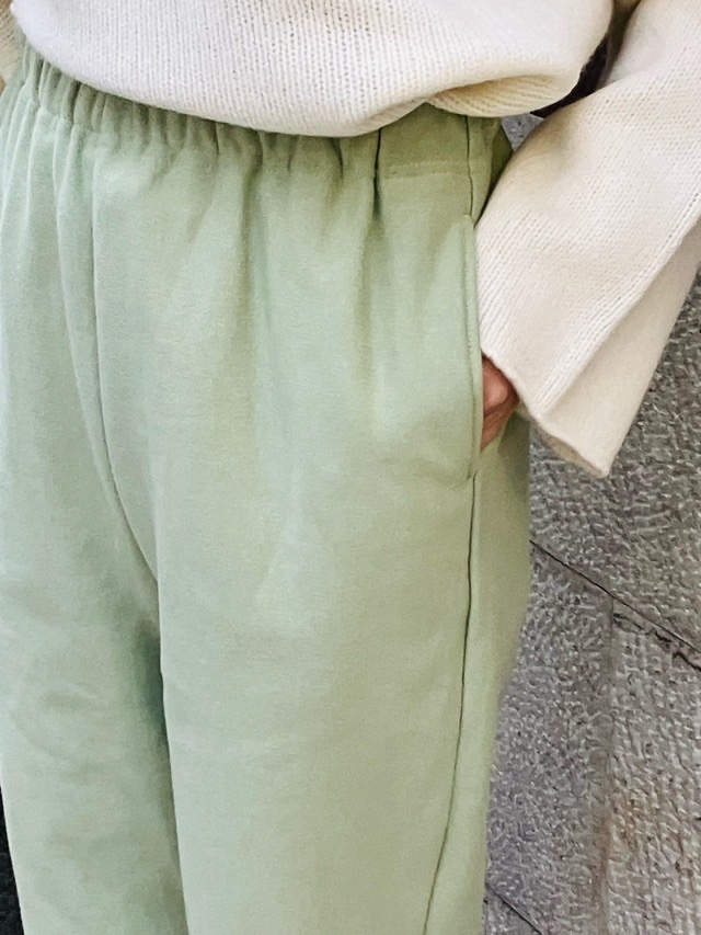 NEAR.NIPPON スウェットパンツ GREEN/GRAY/LAVENDER 106-25 ニアーニッポン