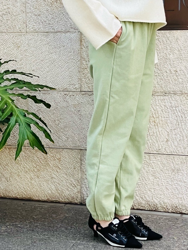 NEAR.NIPPON スウェットパンツ GREEN/GRAY/LAVENDER 106-25 ニアーニッポン