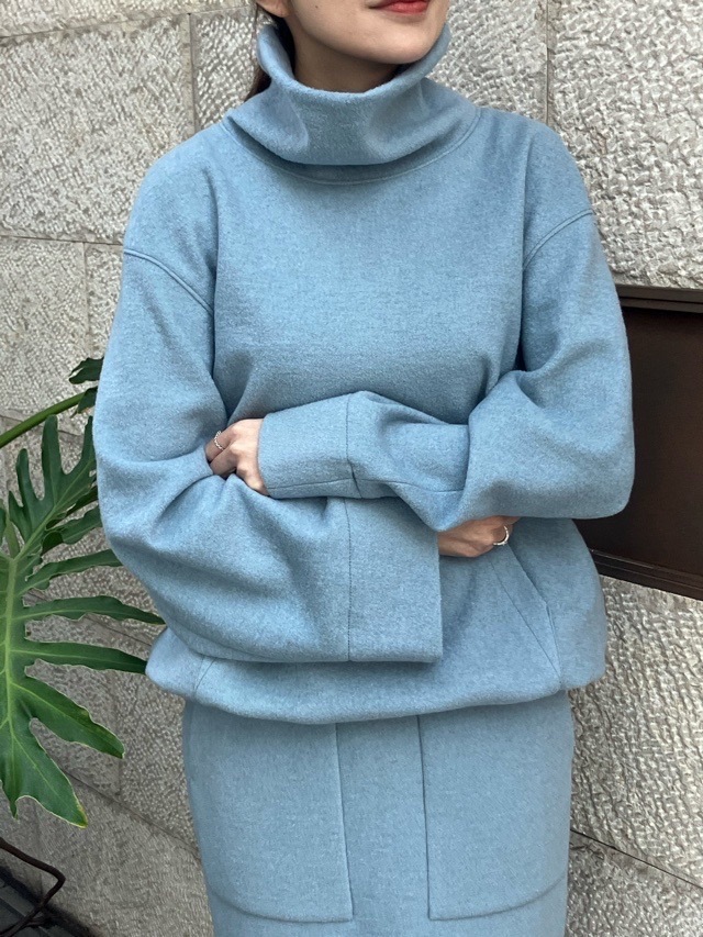 BEATINGHEART オフタートルポッケ付きプルオーバー BT208L2 BLUE (B1)BEIGE(M1) ビーティングハート