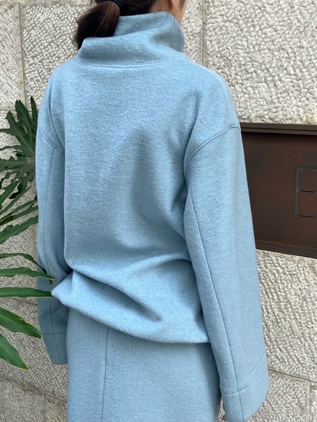 BEATINGHEART オフタートルポッケ付きプルオーバー BT208L2 BLUE (B1)BEIGE(M1) ビーティングハート