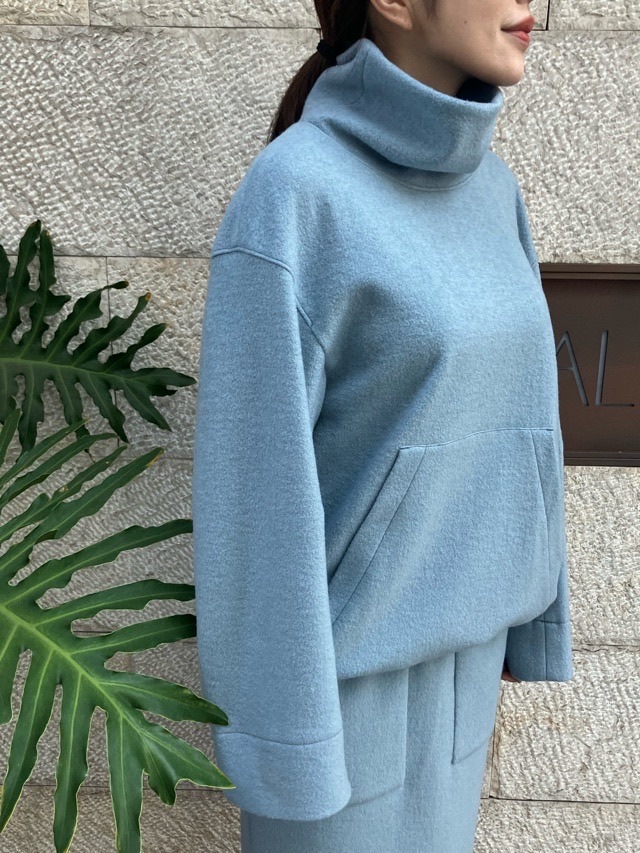 BEATINGHEART オフタートルポッケ付きプルオーバー BT208L2 BLUE (B1)BEIGE(M1) ビーティングハート