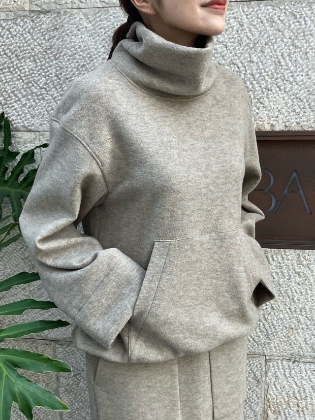 BEATINGHEART オフタートルポッケ付きプルオーバー BT208L2 BLUE (B1)BEIGE(M1) ビーティングハート