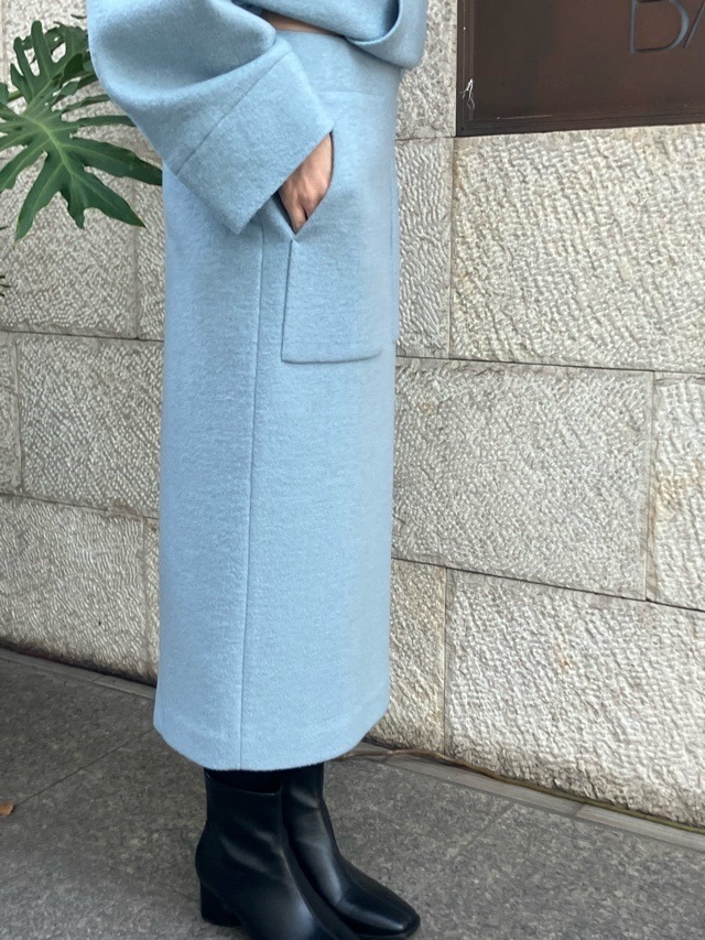 BEATINGHEART　ブークレ―ジャージ タイトスカート   BT209L2   BLUE (B1) / BEIGE（M1）    ビーティングハート