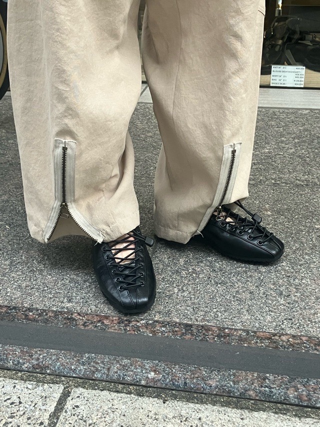 MARECHAL　TERRE　ZMT261SH764　マルシャルテル　バレエシューズ×スニーカーBLACK/SILVER