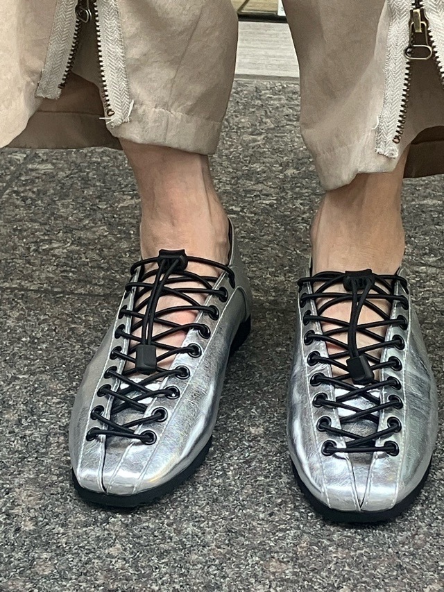 MARECHAL　TERRE　ZMT261SH764　マルシャルテル　バレエシューズ×スニーカーBLACK/SILVER