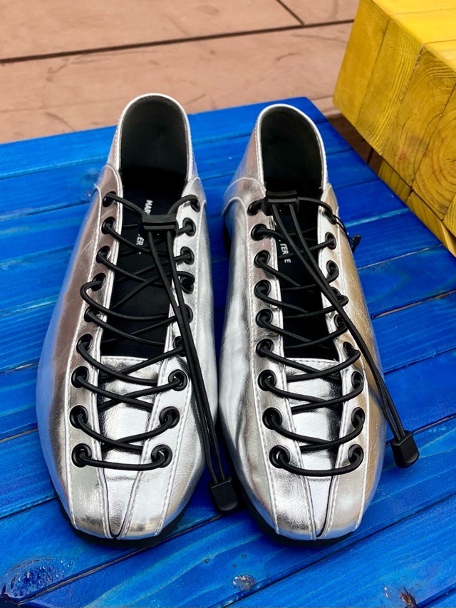 MARECHAL　TERRE　ZMT261SH764　マルシャルテル　バレエシューズ×スニーカーBLACK/SILVER