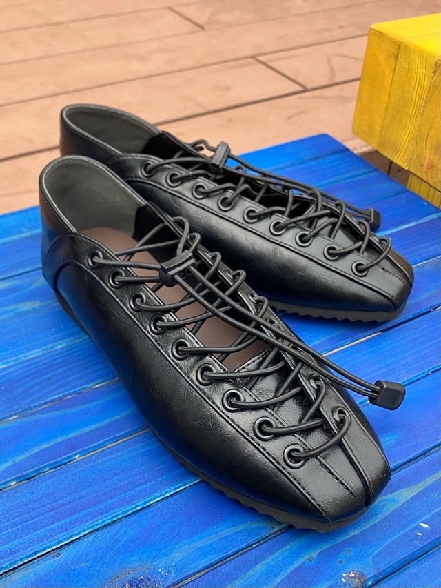 MARECHAL　TERRE　ZMT261SH764　マルシャルテル　バレエシューズ×スニーカーBLACK/SILVER