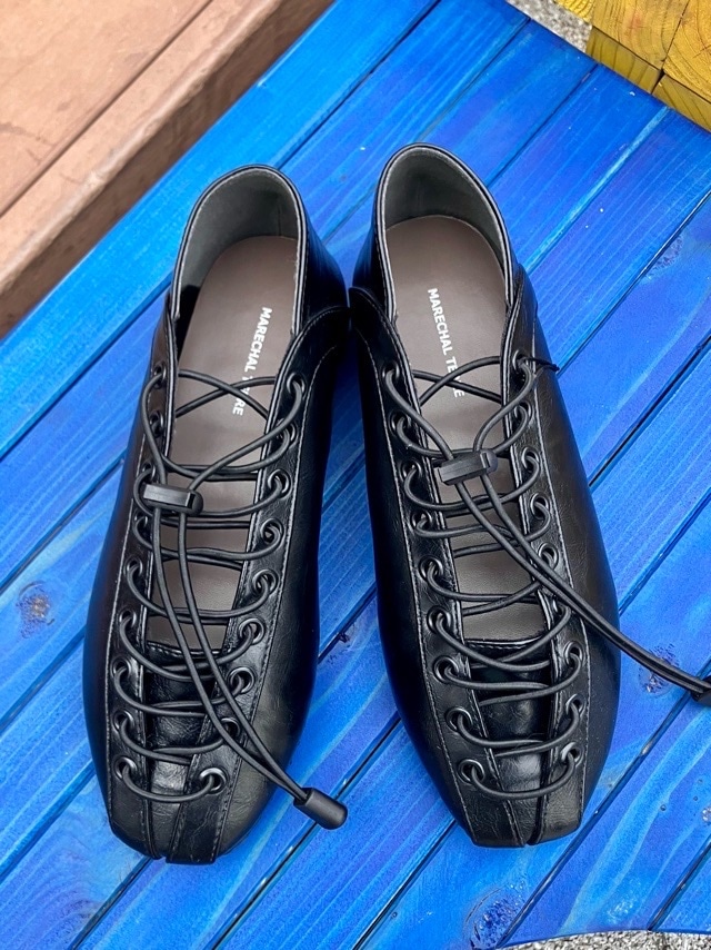 MARECHAL　TERRE　ZMT261SH764　マルシャルテル　バレエシューズ×スニーカーBLACK/SILVER