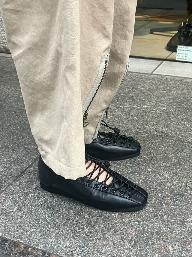 MARECHAL　TERRE　ZMT261SH764　マルシャルテル　バレエシューズ×スニーカーBLACK/SILVER