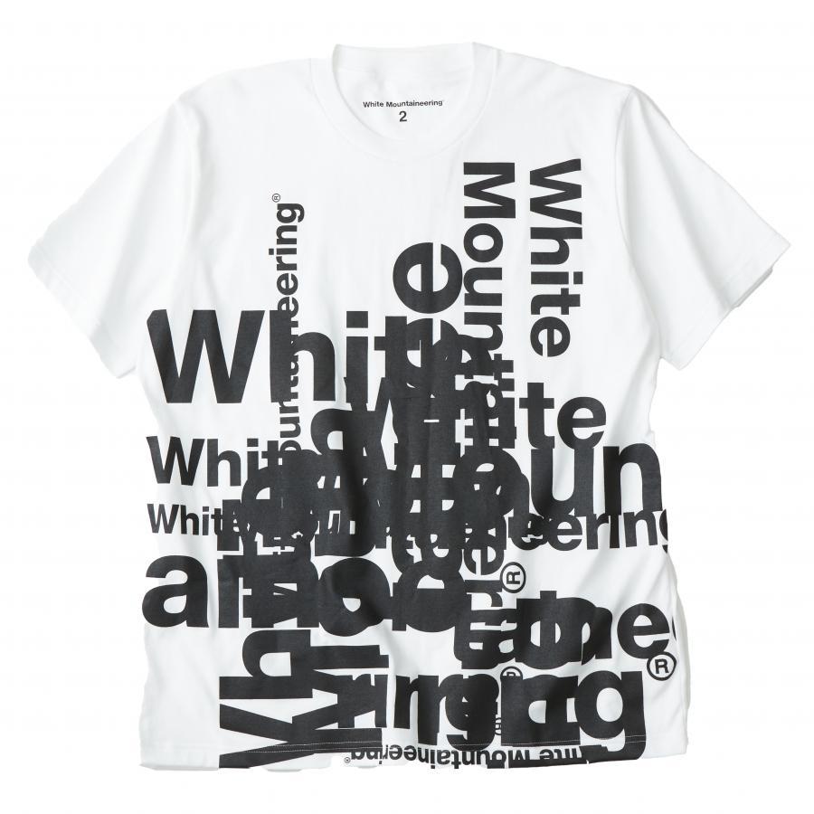 WhiteMountaineering　OVERLAP LOGO T-SHIRT　WM2373510　ホワイトマウンテニアリング　オーバーラップ　ロゴＴシャツ