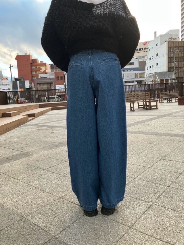 Woad Blue　TUCKER デニム パンツ　WB24315 BLUE　ウォードブルー