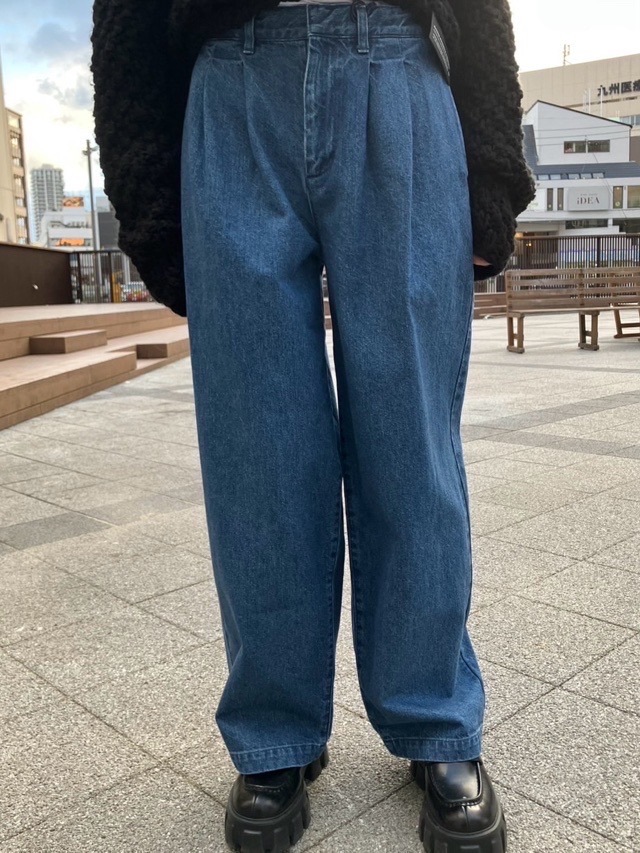 Woad Blue　TUCKER デニム パンツ　WB24315 BLUE　ウォードブルー