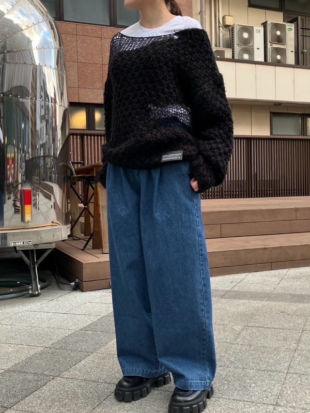 Woad Blue　TUCKER デニム パンツ　WB24315 BLUE　ウォードブルー