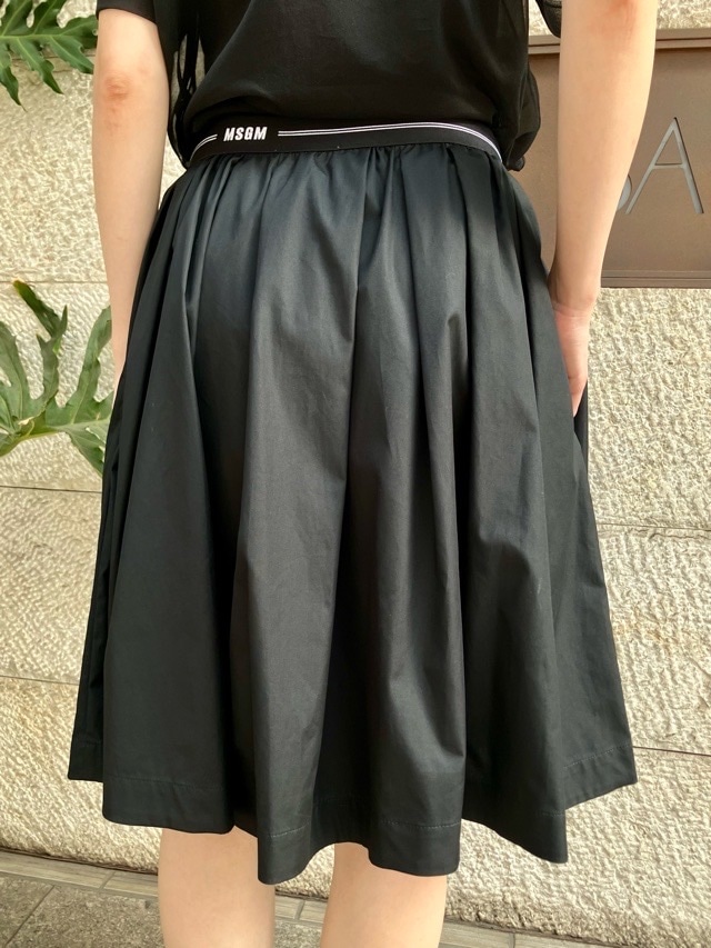 MSGM ハイウエスト レザープリーツスカート MSGM ハイウエスト レザープリーツスカート