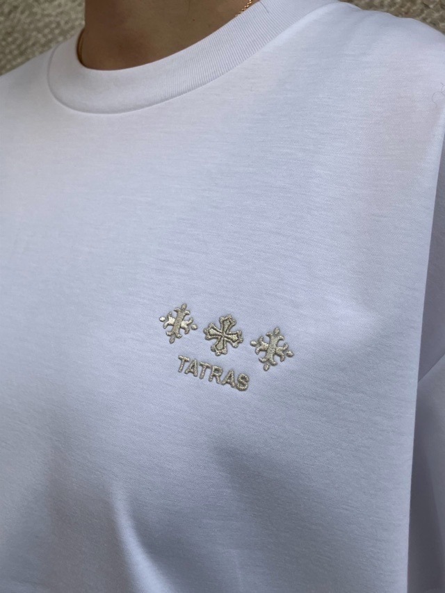TATRAS タトラス 胸・背中ロゴ Ｔシャツ ヌンキ MTAT25S8193-M 2025年春夏