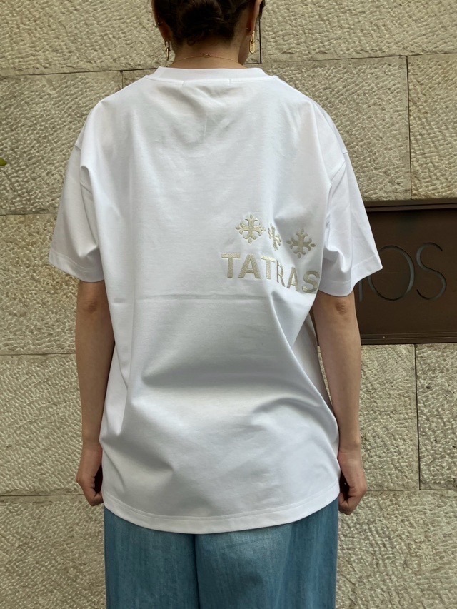 TATRAS タトラス 胸・背中ロゴ Ｔシャツ ヌンキ MTAT25S8193-M 2025年春夏
