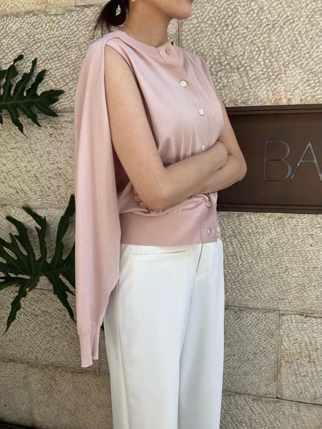 BEATINGHEART ケープ袖付き カーディガン BK205L1 LIGHT GREEN(G1) / PINK (R1) ビーティングハート